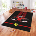 Ferrari F1 Rug, Formula 1 Car Rug: Personalized Racing Decor