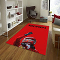 Ferrari F1 Rug, Personalized Ferrari Racing Rug