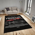 Ferrari F1 Rug, Ferrari Formula 1 Garage Rug