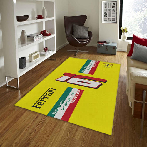 Ferrari F1 Rug Ferrari F1 Style Area Rug: Personalized Car