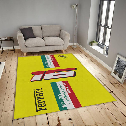 Ferrari F1 Rug Ferrari F1 Style Area Rug: Personalized Car