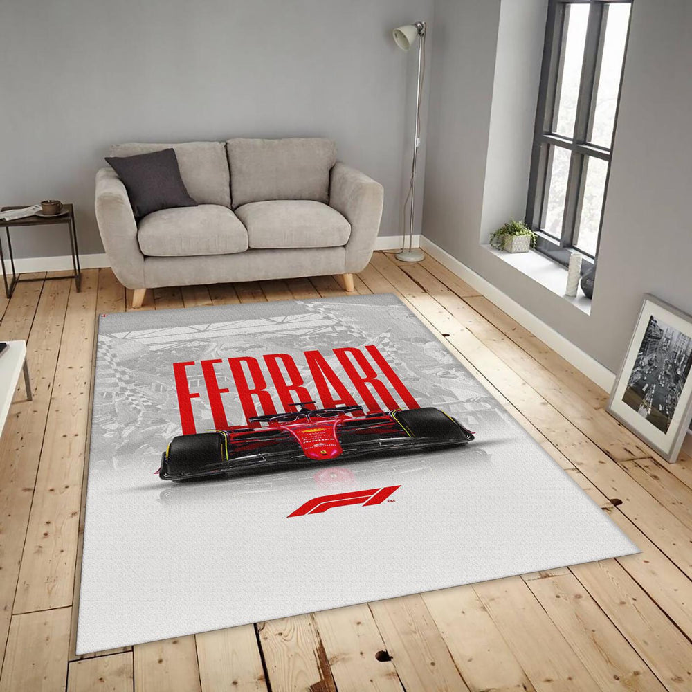 Ferrari F1 Rug, Ferrari Formula 1 Racing Rug