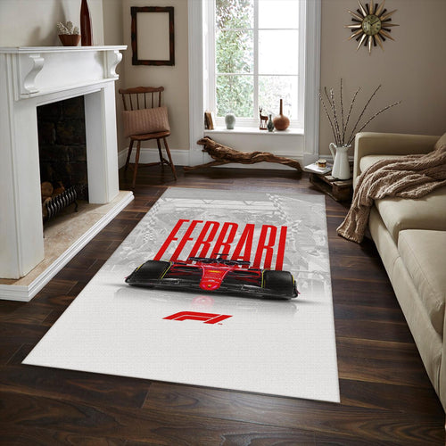 Ferrari F1 Rug, Ferrari Formula 1 Racing Rug