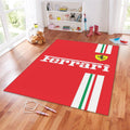 Ferrari F1 Rug, Ferrari Carpet: Racing Car Garage Rug