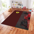 Ferrari F1 Rug, Ferrari F1 Car Rug: Personalized Garage Decor