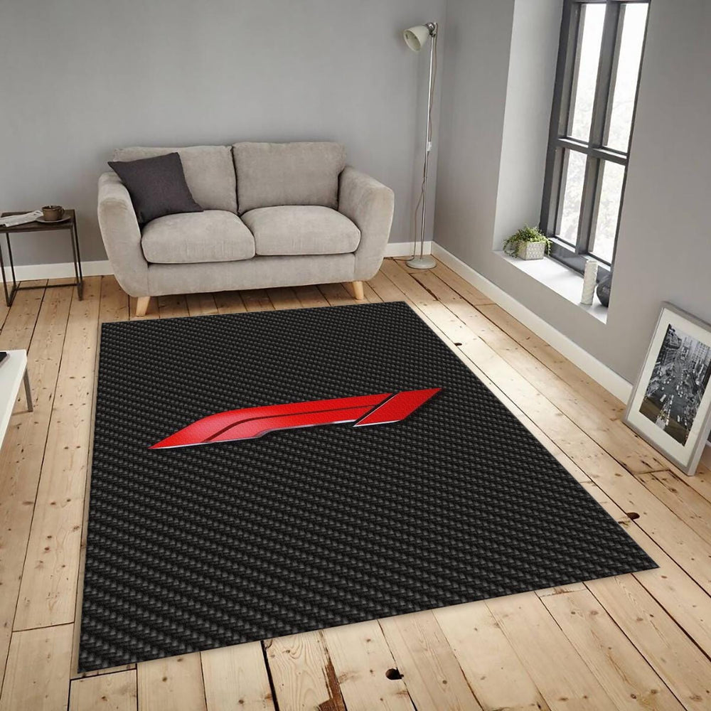 Ferrari F1 Rug Formula 1 Racing Carpet: Personalized Car
