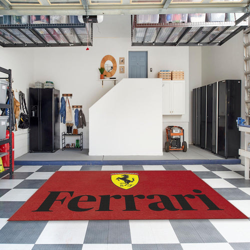 Ferrari F1 Rug Ferrari Garage Rug Formula 1 Racing Carpet for
