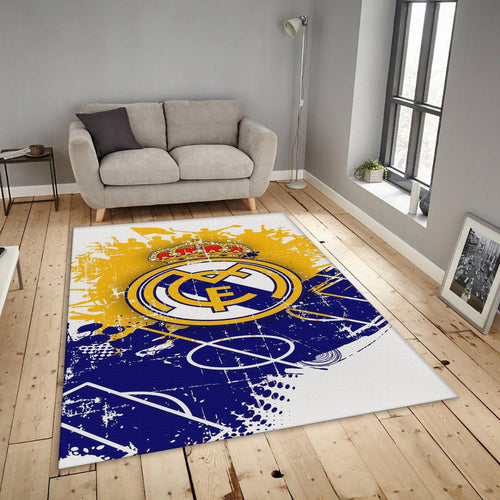 Real Madrid Rug, Real Madrid Team Rug: Personalized Football Gift