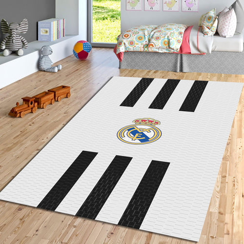 Real Madrid Rug Real Madrid Rug Football Carpet for Garage & Kids