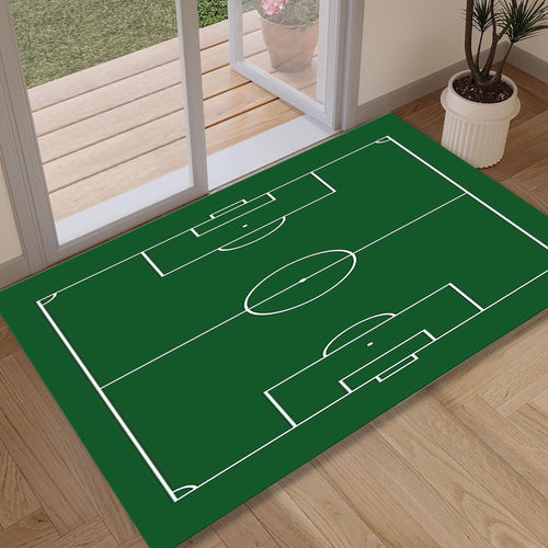 Footbal Pitch Rug, Teen Room Rug, Living Room Rug, Area