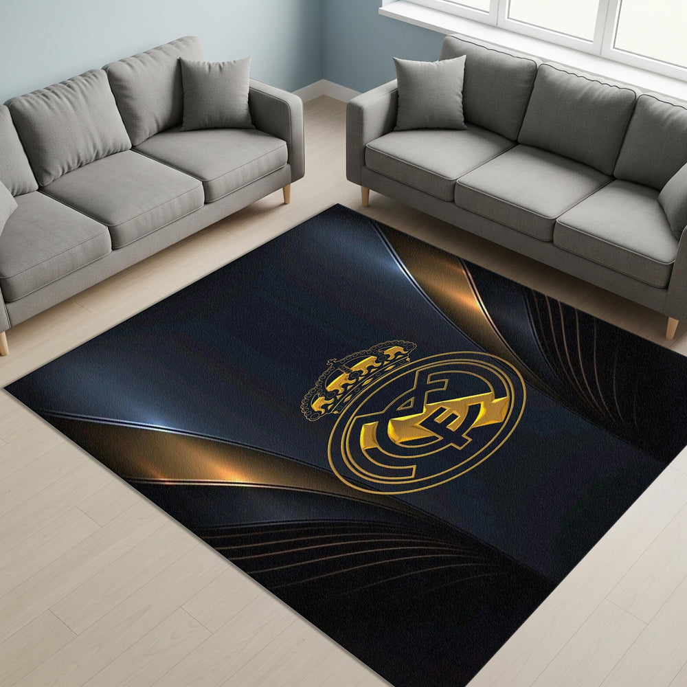 Real Madrid Rug Real Madrid Rug Football Carpet for Garage & Kids