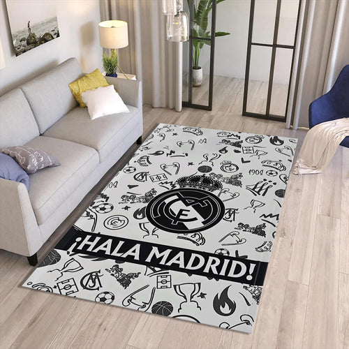 Real Madrid Rug Real Madrid Rug Football Carpet for Garage & Kids
