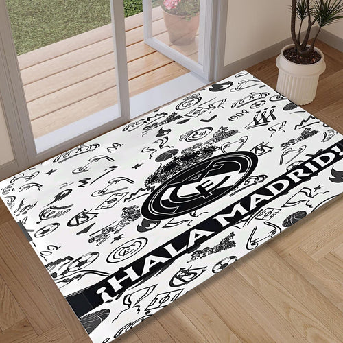 Real Madrid Rug Real Madrid Rug Football Carpet for Garage & Kids