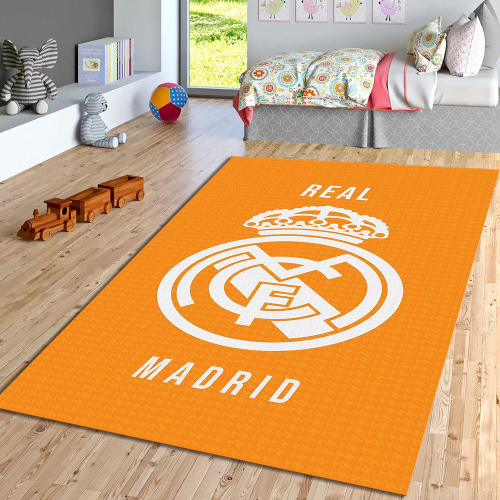 Real Madrid Rug Real Madrid Rug Football Carpet for Garage & Kids