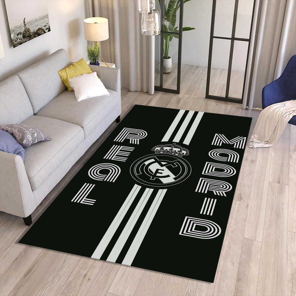 Real Madrid Rug Real Madrid Rug Football Carpet for Garage & Kids