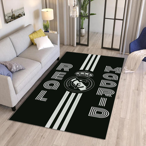 Real Madrid Rug Real Madrid Rug Football Carpet for Garage & Kids