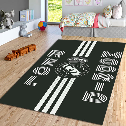 Real Madrid Rug Real Madrid Rug Football Carpet for Garage & Kids