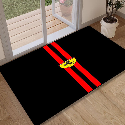 Ferrari F1 Rug Ferrari Rug Formula 1 Racing Carpet for Garage &