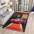 Ferrari F1 Rug Formula 1 Style Formula 1 Racing Carpet for Garage