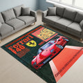 Ferrari F1 Rug Formula 1 Style Formula 1 Racing Carpet for Garage