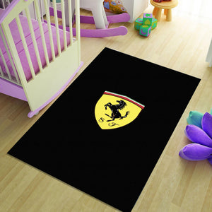 Ferrari F1 Rug Ferrari Shield Rug Formula 1 Racing Carpet for