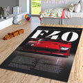 Ferrari F1 Rug Ferrari F40 Rug Formula 1 Racing Carpet for Garage