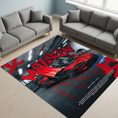 Ferrari F1 Rug Mclaren Rug Formula 1 Racing Carpet for Garage &