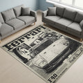 Ferrari F1 Rug Ferrari F40 Rug Formula 1 Racing Carpet for Garage
