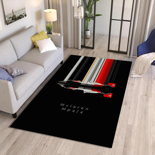 Ferrari F1 Rug Mclaren Rug Formula 1 Racing Carpet for Garage &