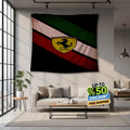 Ferrari F1 Rug, Ferrari Car Tapestry: Italy Wall Art