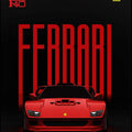 Ferrari F1 Rug, Ferrari F40 Tapestry: Car Lover Wall Art