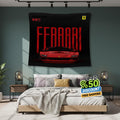 Ferrari F1 Rug, Ferrari F40 Tapestry: Car Lover Wall Art