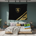 Ferrari F1 Rug, Ferrari Tapestry: Car Lover Gift