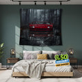 Ferrari F1 Rug, Ferrari F40 Tapestry: Car Lover Wall Decor