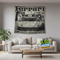 Ferrari F1 Rug, Ferrari F40 Tapestry: Car Lover Wall Decor