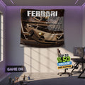 Ferrari F1 Rug, Ferrari F40 Tapestry: Car Lover Wall Decor