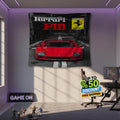 Ferrari F1 Rug, Ferrari F40 Tapestry: Car Wall Art