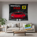 Ferrari F1 Rug, Ferrari F40 Tapestry: Car Wall Art