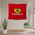 Ferrari F1 Rug, Ferrari Tapestry: Car Wall Hanging