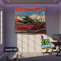 Ferrari F1 Rug Ferrari F40 Tapestry: Car Magazine Cover Wall