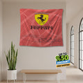 Ferrari F1 Rug, Ferrari Tapestry: Car Lover's Woven Wall Hanging
