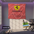 Ferrari F1 Rug, Ferrari Tapestry: Car Lover's Woven Wall Hanging