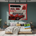 Ferrari F1 Rug, Ferrari F40 Tapestry: Car Wall Hanging