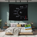 Ferrari F1 Rug Ferrari Speedometer Tapestry: Car Lover's Wall