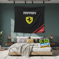 Ferrari F1 Rug, Ferrari Tapestry: Car Lover Gift