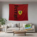 Ferrari F1 Rug, Ferrari Tapestry: Car Wall Hanging