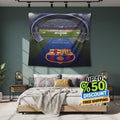 FC Barcelona Rug, FC Barcelona Tapestry: Football Club Wall Decor