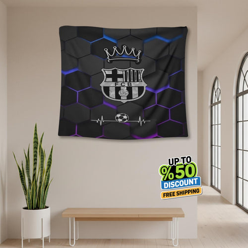 FC Barcelona Rug FC Barcelona Tapestry: Football Club Wall