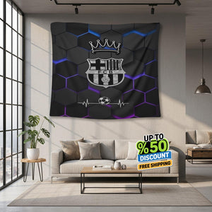 FC Barcelona Rug FC Barcelona Tapestry: Football Club Wall