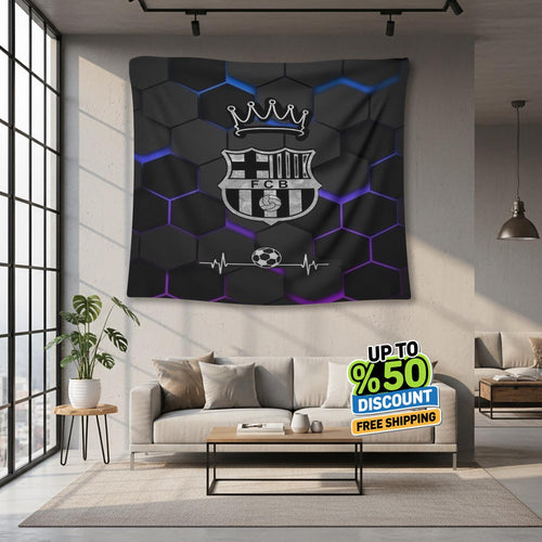 FC Barcelona Rug FC Barcelona Tapestry: Football Club Wall